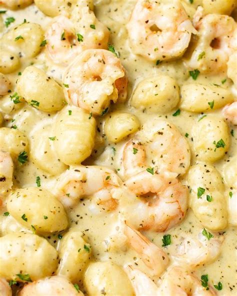 Natasha Bull Salt Lavender On Instagram This Pesto Shrimp Gnocchi