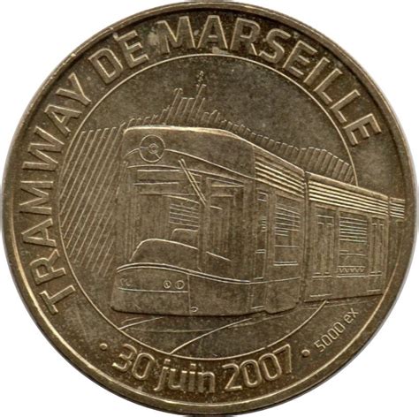 Jeton Touristique Monnaie De Paris Tramway De Marseille Juin