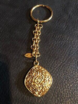 Chanel Key Holder Ring Bag Charm Chain Auth Coco Vintage Rare Cc