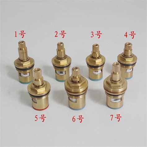 Hot And Cold Water Tap Mixing Valve Cartridge Quick Opening Shower Faucet Accessories Bathroom