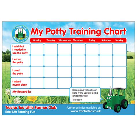 FREE 14+ Potty Training Chart Templates in PDF