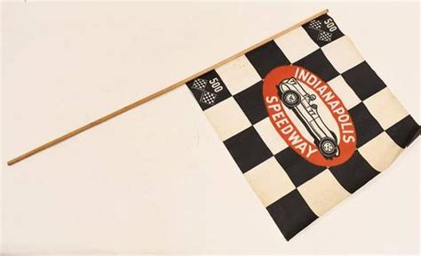 Vintage Indy Indianapolis 500 Checkered Flag