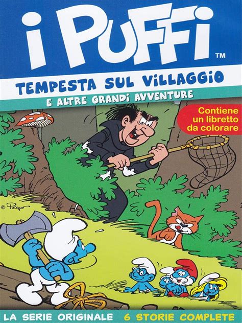 I Puffi Tempesta Sul Villaggio Dvd Booklet Italian Edition