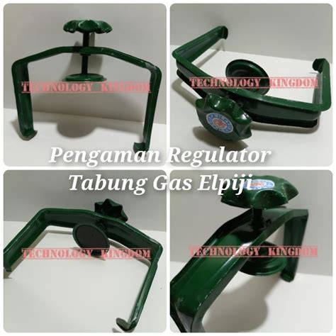 Jual Pengaman Regulator Tabung Gas Elpiji LPG Capit Pinggir Pengunci