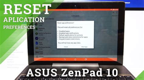 How To Reset App Preferences In Asus Zenpad 10 Restore App Settings