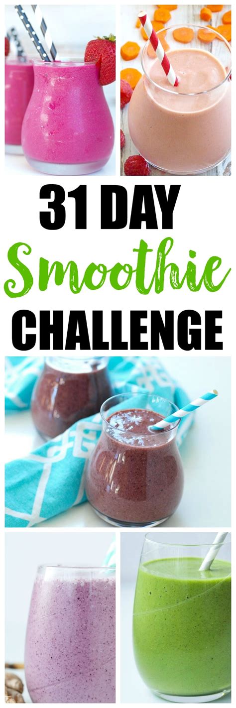 The 31 Day Smoothie Challenge Happy Healthy Mama