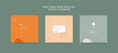 Premium Vector Instagram Templates For Wellness Coach And Therapist