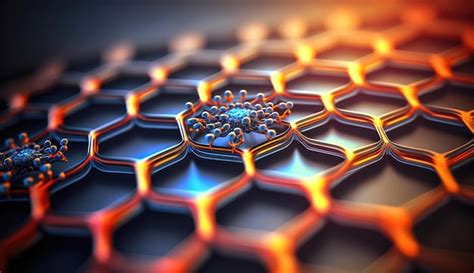 Premium Ai Image Macro View Of Graphene Structure A Futuristic