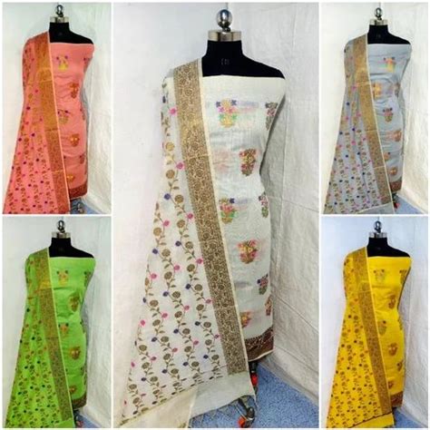 Cotton Silk Suit Material At Rs In Varanasi Id