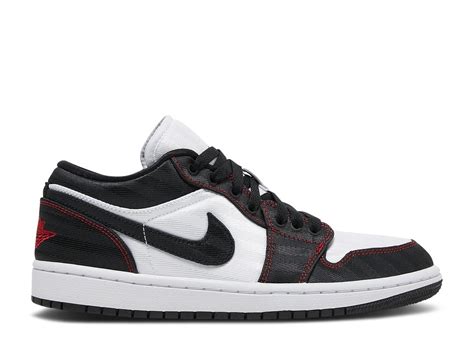 Wmns Air Jordan 1 Low SE Utility White Black Red Sample Air Jordan