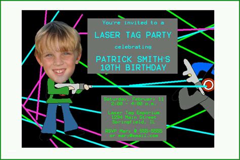 Außergewöhnlich Laser Tag Geburtstag Einladung Zu Einer Feier Individuelle 963447