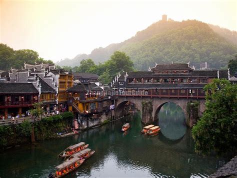 The Rainbow Bridge In Fenghuang Old Town