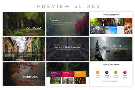 Portfolio Presentation Templates