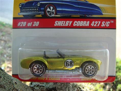Hot Wheels Classics Series Shelby Cobra S C Antifreeze Open Hood