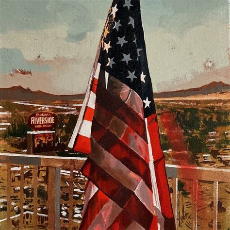 AMERICAN FLAG Painting by Piotr Szczur | Saatchi Art