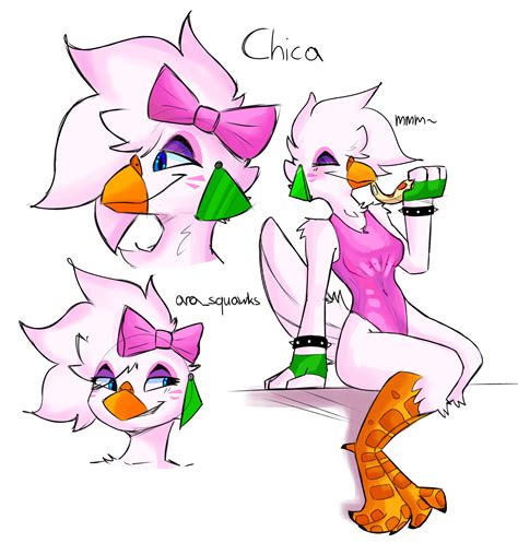 Decided to draw Glam Chica! : r/fivenightsatfreddys