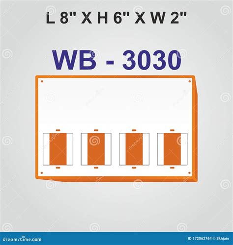 PVC WOODEN BOX ALL SIZE stock illustration. Illustration of size - 172062764