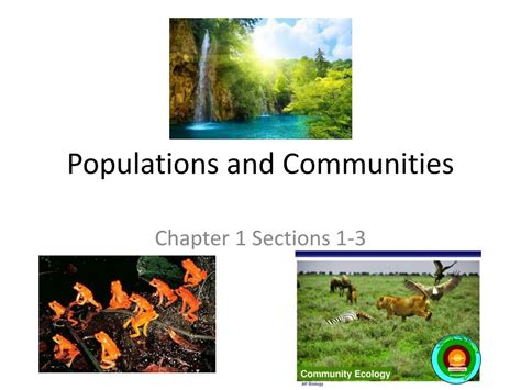 Ppt Populations And Communities Powerpoint Presentation Free Download Id 2223939