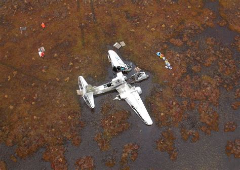 This Is A Douglas A 20 Havoc Sitting On The Tundra More Than 80 Miles