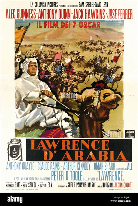 Lawrence of Arabia - Movie Poster Stock Photo - Alamy