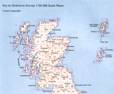 Ordnance Survey Maps Of Scotland