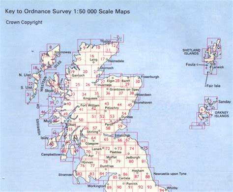 Ordnance Survey Maps Of Scotland