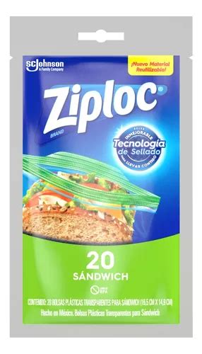 Ziploc Bolsa Reutilizable Para S Ndwich Piezas