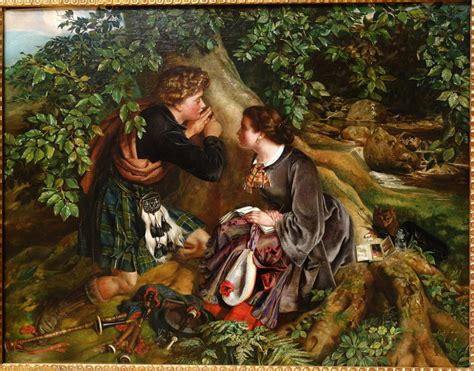 Scottish Lovers By Daniel Maclise 1863 Oil On Canvas Chazen Museum