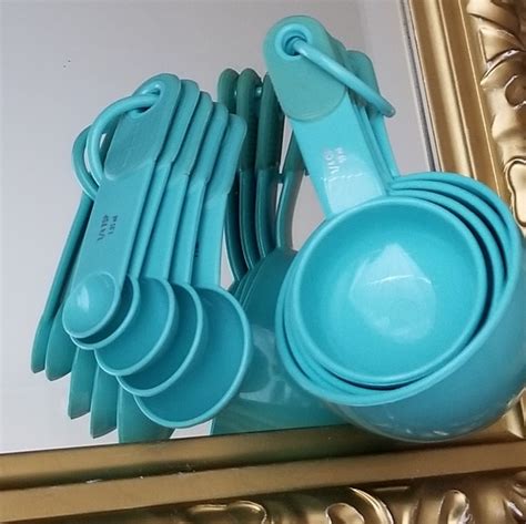 Kitchenaid Kitchen Kitchenaid Aqua Sky 9 Piece Measuring Cups And