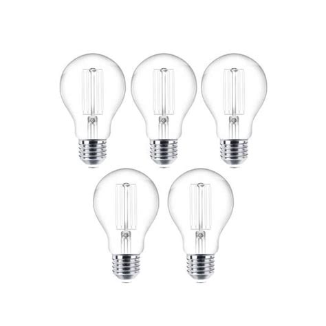 Żarówka Led E27 Zestaw 5 Sztuk 7w 806 Lm Przezroczysta 2700k Lampy Pl