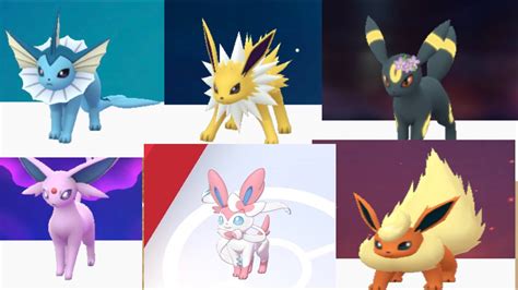 Eeveelutions In Pokemon Sword And Shield Camp Youtube