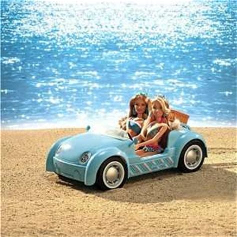 Barbie Beach Glam Doll Playset Blue Cruiser With