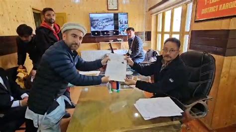 Sajjad Kargili Files Nomination As Independent Candidate From Ladakh