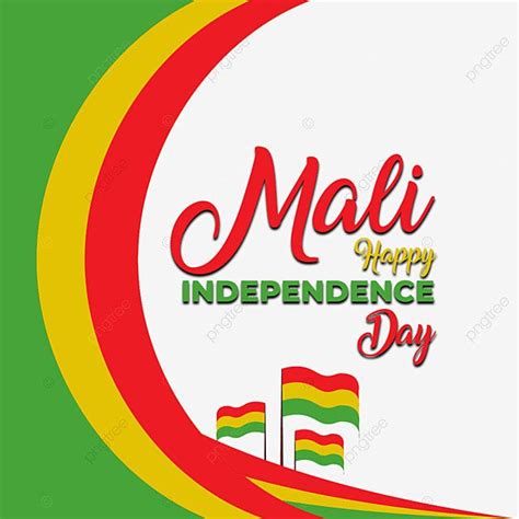 Joyeux Jour De L indépendance Mali PNG Fête De Lindépendance Du Mali