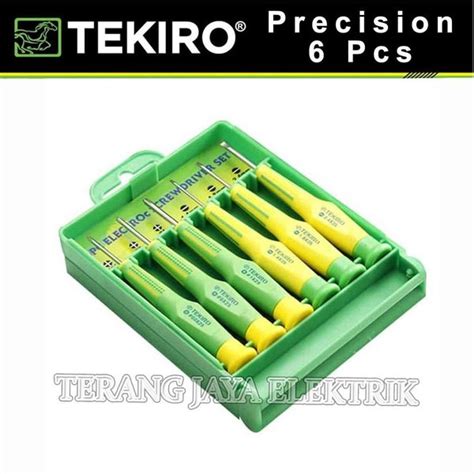 Jual Obeng Set Presisi Precision Screwdriver Pcs Tekiro Sd Pe Di