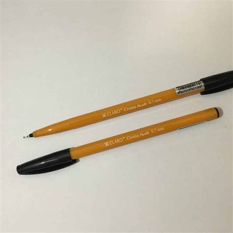 Croma Orange 0 7mm Pen Black Park Avenue Stationers