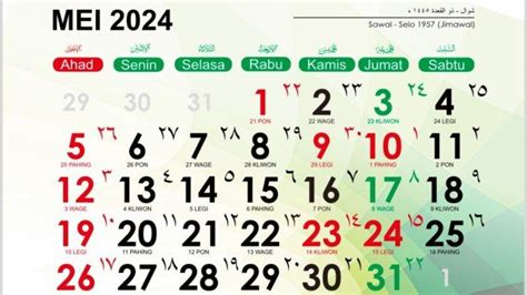 Tanggal 15 Mei Ada Peringatan Apa Cek Daftar Hari Besar Nasional