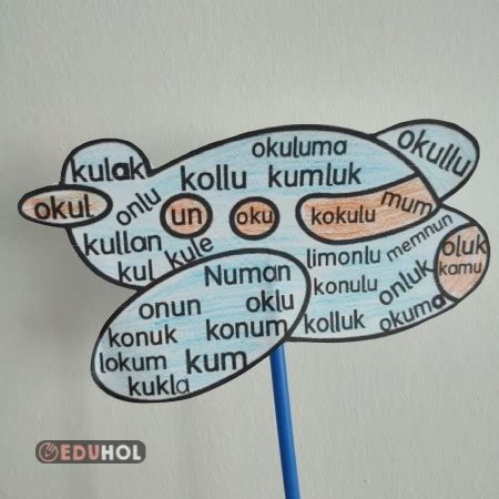 U Sesi Uçakla Kelimeler Eduhol Etkinlik İndir Oyun Oyna Test Çöz