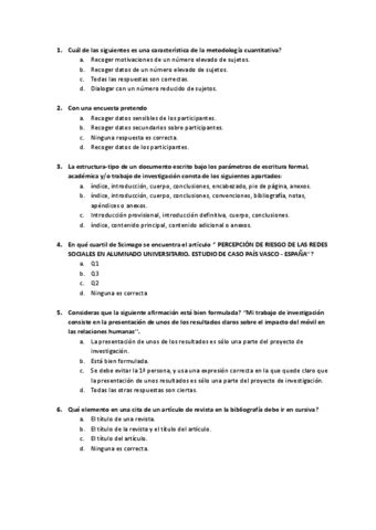 Examen Recuperacion Metodologia Pdf