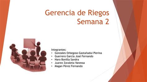 Gerencia De Riesgos Semana Ppt