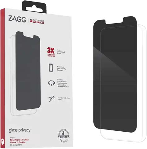 Amazon Zagg InvisibleShield Glass Privacy Screen Protector For