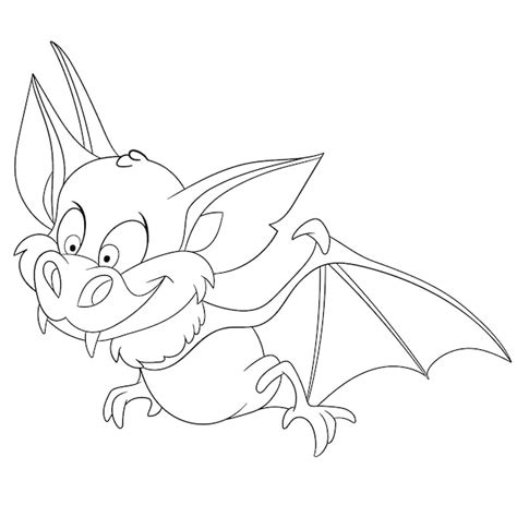 Vampire Bat Coloring Page