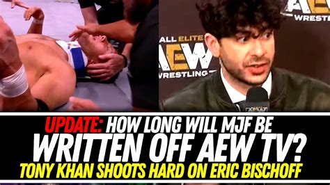 Update On Mjf Being Off Aew Tv Tony Khan Shoots Hard On Bischoff