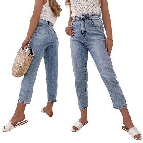 Wygodne Spodnie Mom Jeans Wysoki Stan Xl Allegro Pl