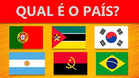 Advinhe as Bandeiras dos Países Quiz Desafio de Adivinhação de