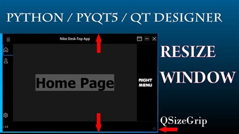 12 Python Resize App Window Qsizegrip Qt Designerpyqt5 Pyside