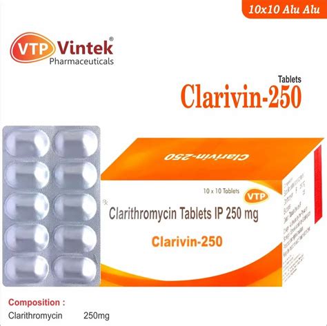 Clarithromycin 250 Mg Tablets At Rs 2675 Box Pharma Pcd Franchise In