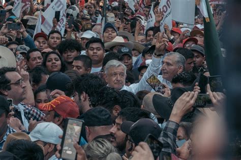 Mexicans March To Celebrate Four Years Of Amlos Presidency Bloomberg