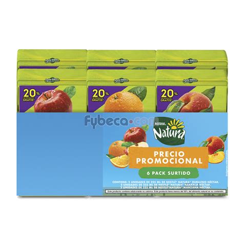 Jugo Natura Surtidos 225 Ml Paquete Fybeca