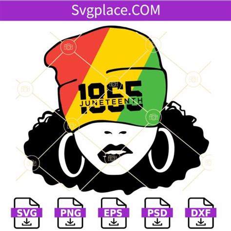 Juneteenth Afro Woman Svg Free Juneteenth Svg Free Juneteenth Png Free